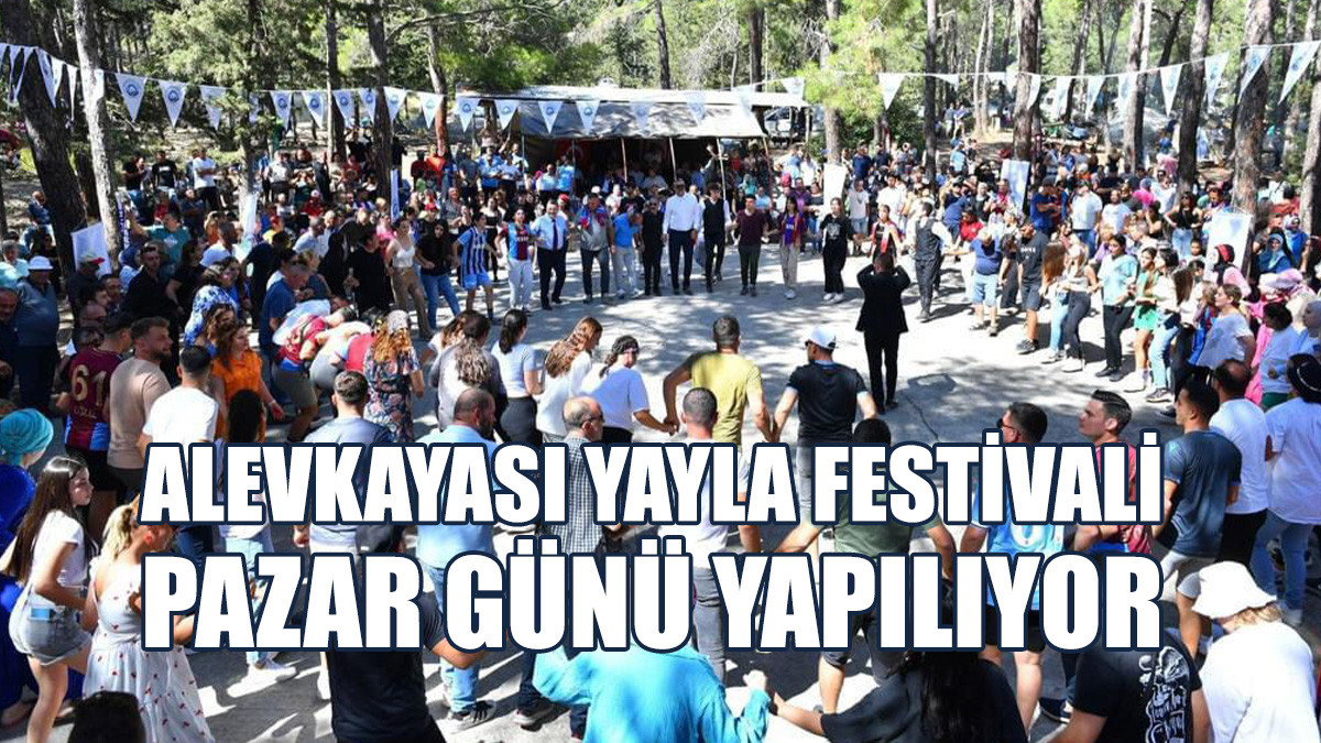 29. Geleneksel Alevkayası Yayla Festivali Yapılıyor