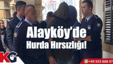 Alayköy'de Hurda Hırsızlığı!