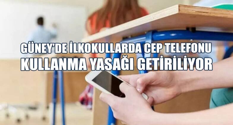 Güney Kıbrıs’taki İlkokullarda Cep Telefonu Kullanma Yasağı Getiriliyor