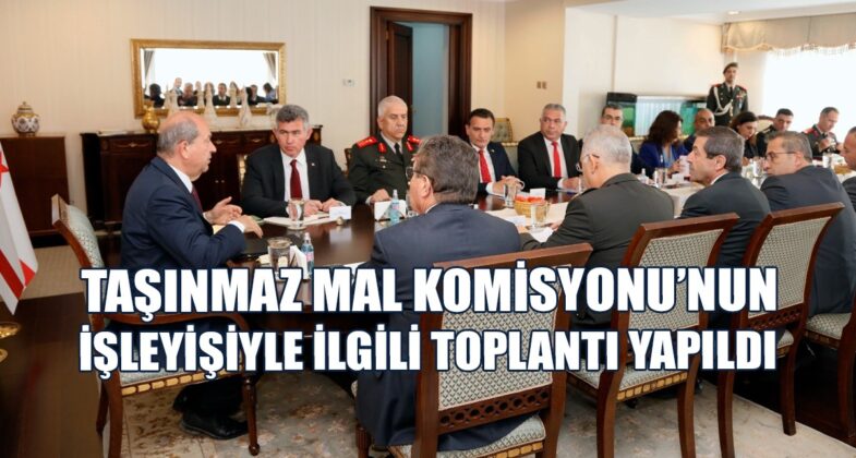 Toplantı Cumhurbaşkanı Tatar Başkanlığında Yapıldı