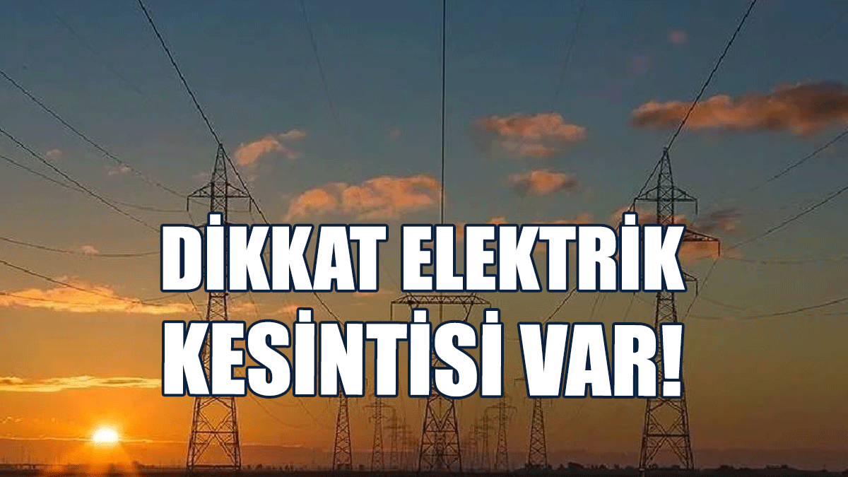 Girne ve İskele’de Bazı Bölgelere Yarın Elektrik Verilemeyecek